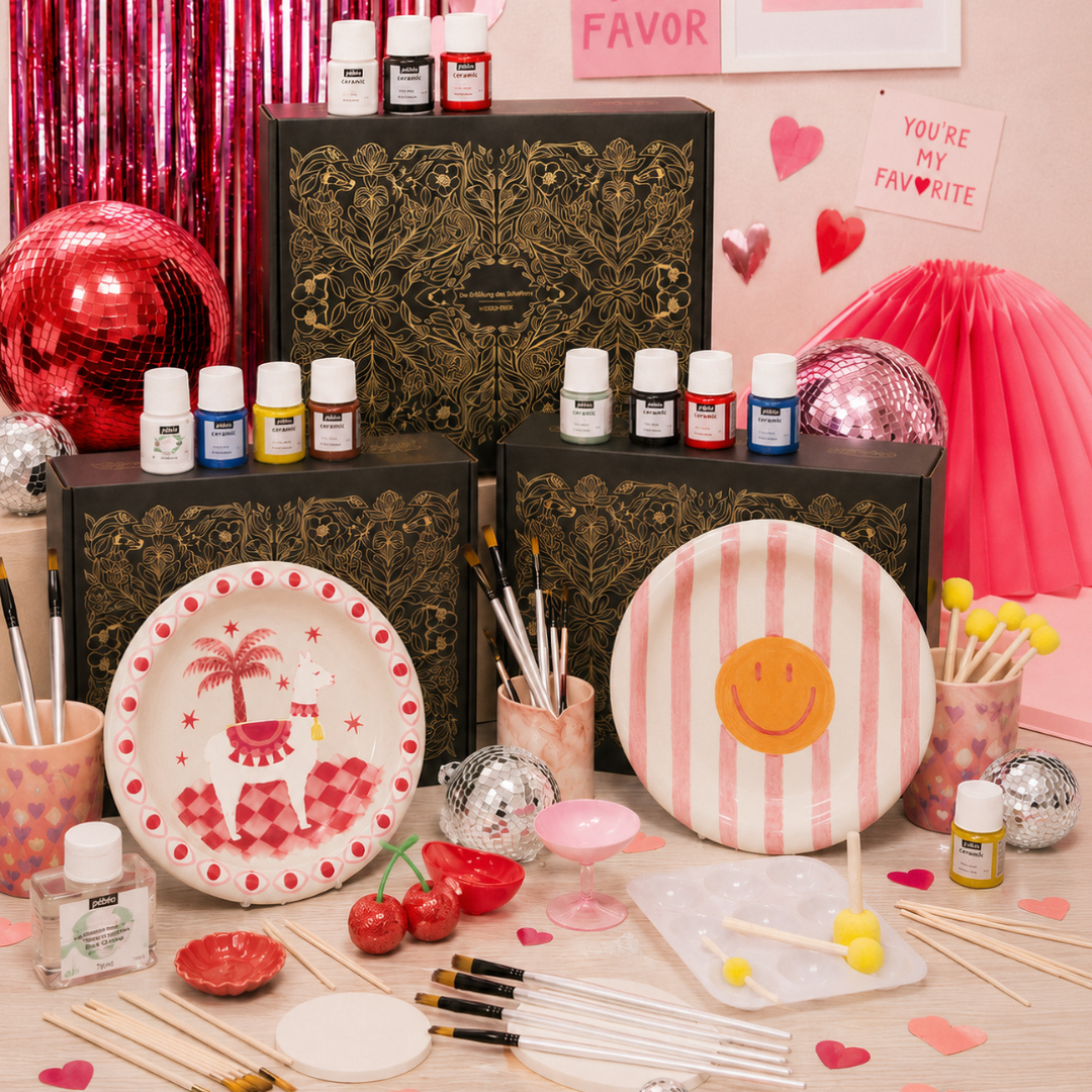 Keramik-Set zum Bemalen – Bachelorette Party & JGA