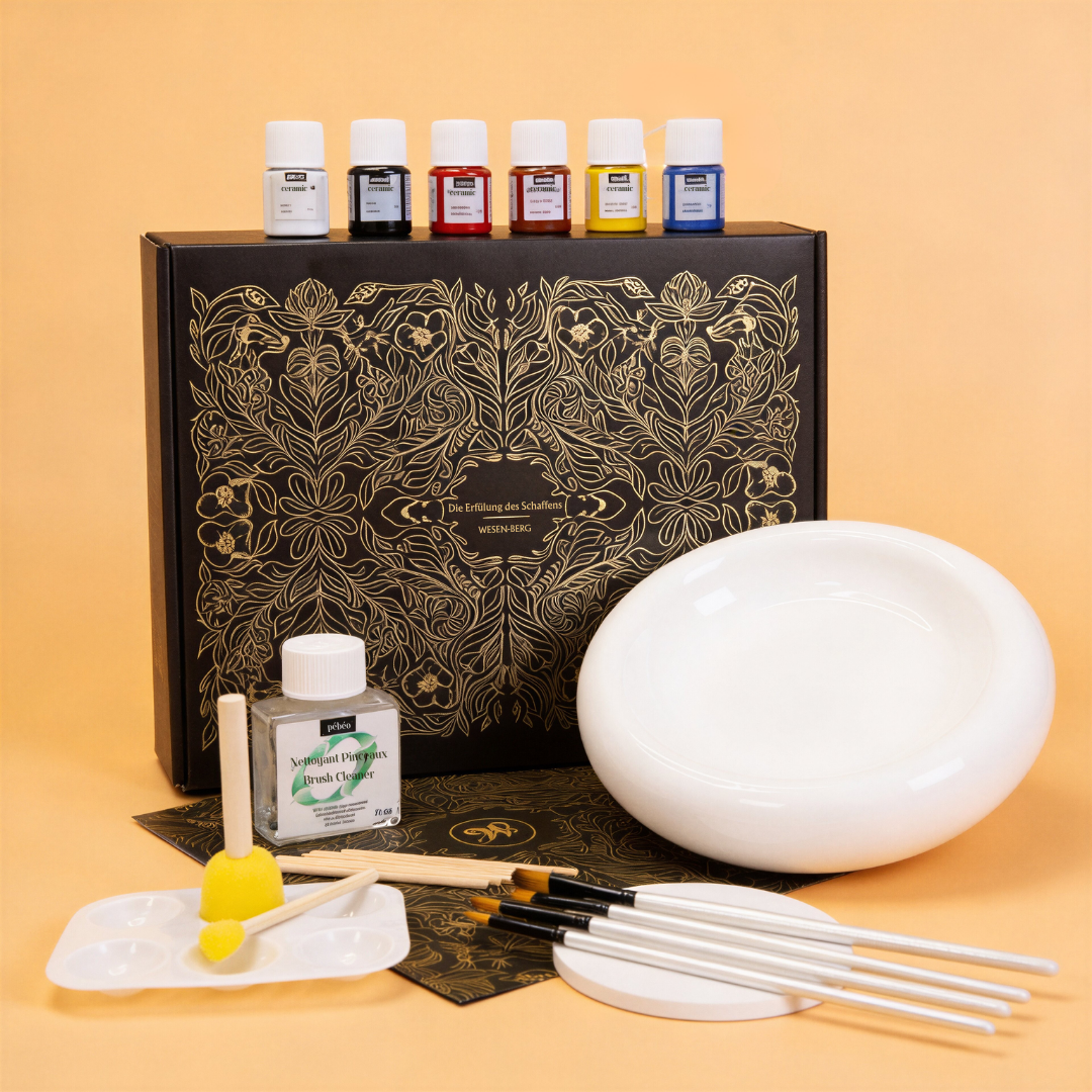 Keramik-Set zum Bemalen – Mädelsabend, Ausflug, JGA & Picknick